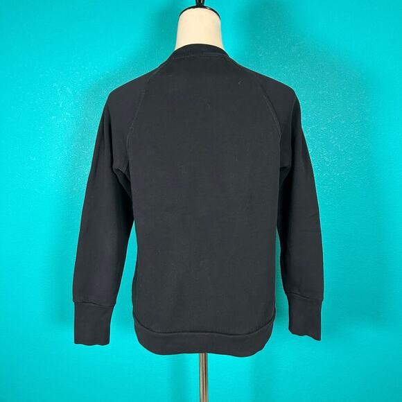 Burberry London Black Fleece Oak Leaf Crest Sweatshirt Athleisure Size XS - Picture 2 of 4